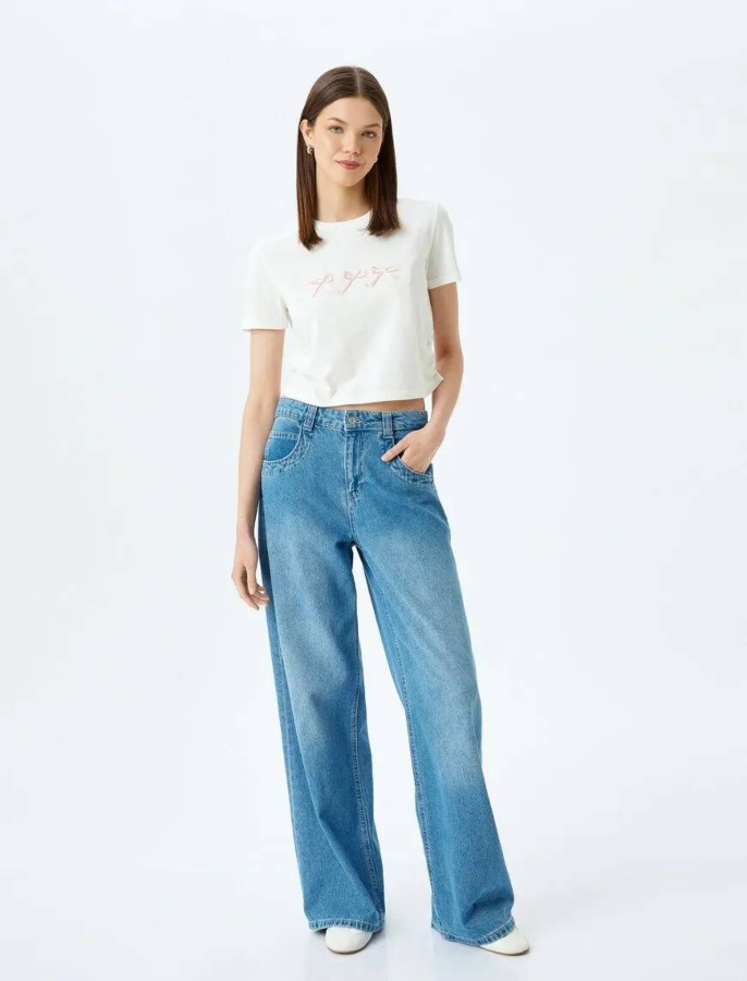 Resim Koton Kadın T-shirt 5SAL10196IK