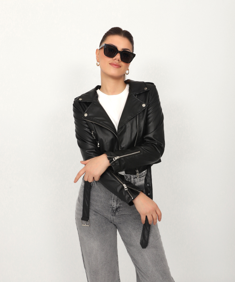 Resim Trender Kadın Deri Mont ve Ceket