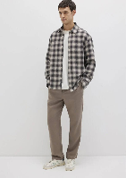 Resim Mavi Kareli Erkek Gömlek M0211646-90858