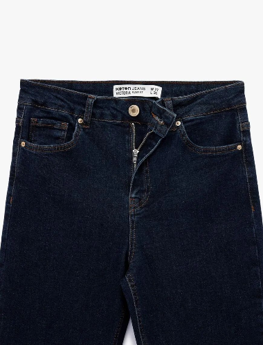 Resim Koton Kadın Jean Pantolon 6SAL40101MD