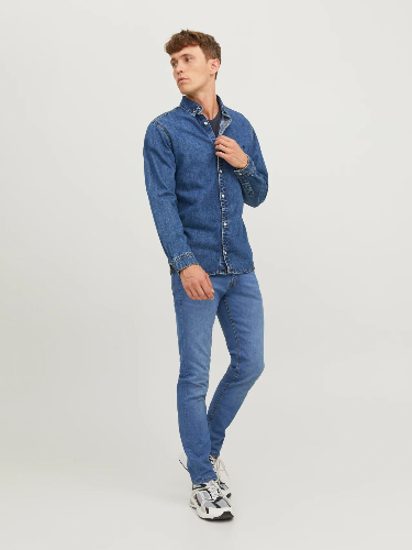 Resim Jack & Jones Jjiglenn Jjoriginal Sq 223 Noos Erkek Jean Pantolon 12243592