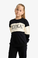 Resim Defacto Kız Çocuk  Sweat Takım E6418A8/BK81