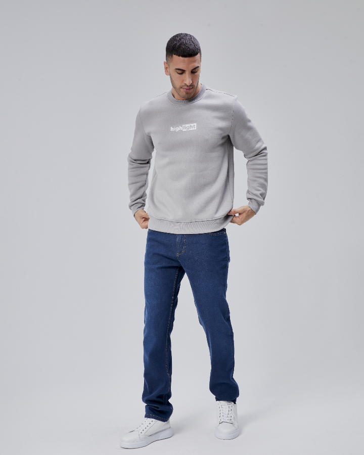 Resim Paul&More Erkek Sweat Model 5 O Yaka Baskılı