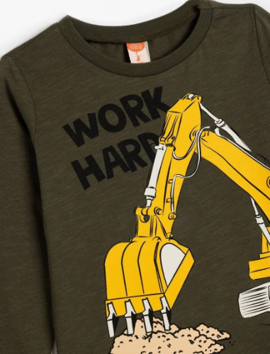 Resim Koton Erkek Bebek Sweat 5SMB10124TK