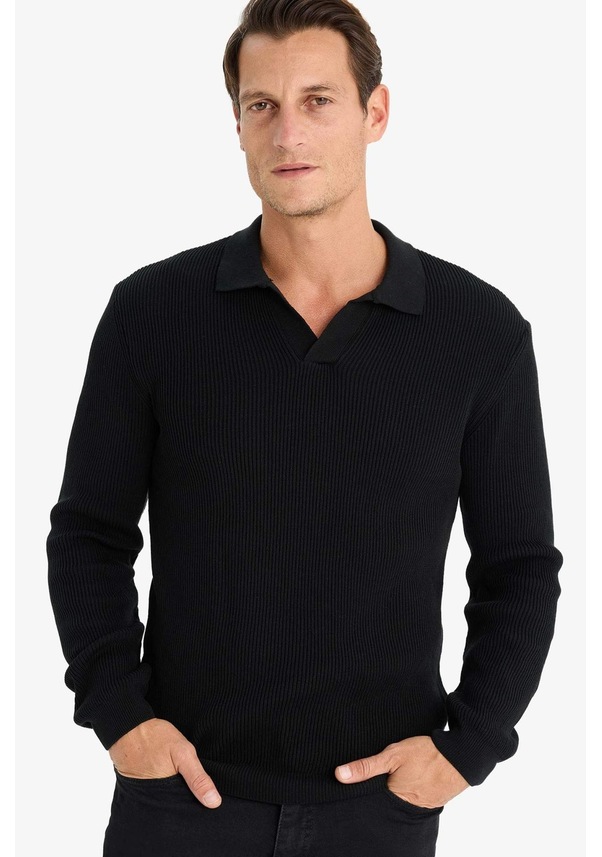 Resim Defacto Erkek  Kazak E6752AX/BK81