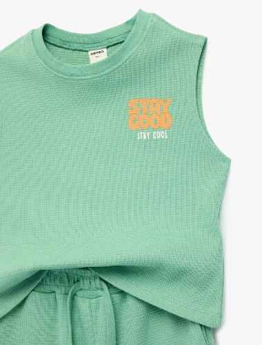 Resim Koton Erkek Bebek Şort Takım 6SMB10101TK