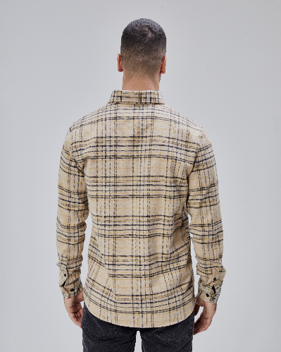 Resim Paul&More Çift Cep Kapaklı Erkek Gömlek 8055-3