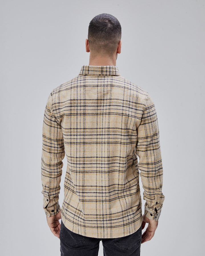 Resim Paul&More Çift Cep Kapaklı Erkek Gömlek 8055-3