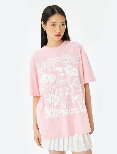 Resim Koton Kadın T-shirt 5SAL10074IK