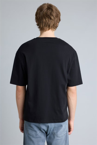 Resim Defacto Erkek T-shirt G3211AX/BK81