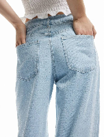 Resim Koton Kadın Jean Pantolon 5Sal40302Md