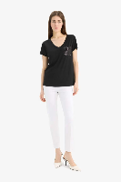 Resim Defacto Kadın Kısa Kol T-shirt U3769AZ/BK81