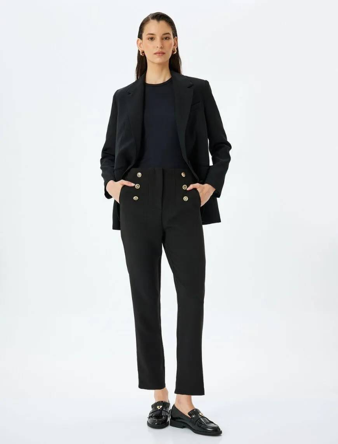 Resim Koton Kadın Kanvas Pantolon 5SAK40028UW