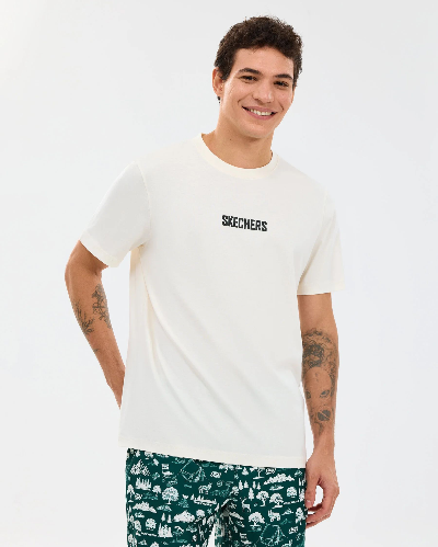 Resim Skechers  M Regular Erkek T-shirt S2610115-3855