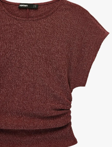 Resim Koton Kadın T-shirt 6SAK50168EK