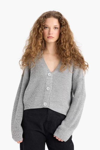 Resim Defacto Kadın  Hırka U2052AZ/GR76