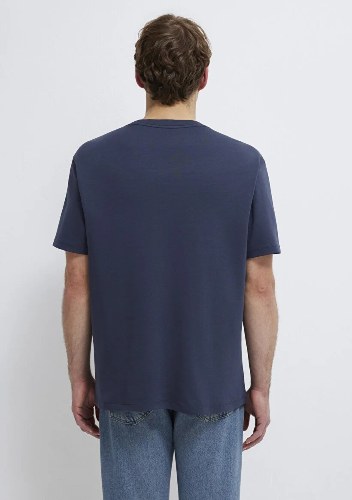 Resim Mavi Erkek T-shirt M0613102-85315