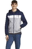 Resim Jack & Jones Jjerush Hood Bomber Noos Erkek Mont 12200208