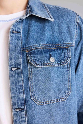 Resim Defacto Erkek Jean Ceket F9011AX/NM28