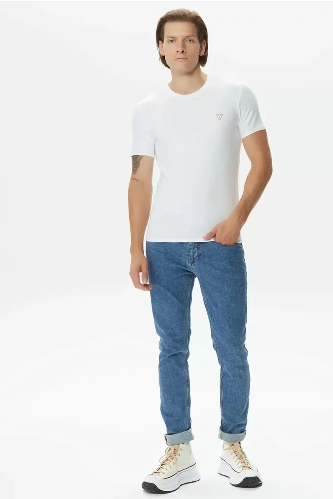 Resim Guess  Erkek  T-shirt M2YI24J1314-G011 Cn Ss Core Tee Str