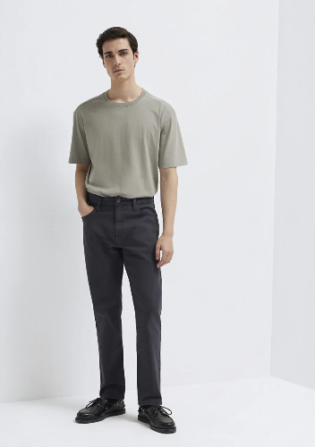 Resim Mavi Milan Erkek Kanvas Pantolon M00810A2796