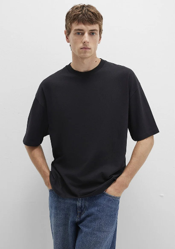 Resim Mavi Erkek T-shirt M0613113-900