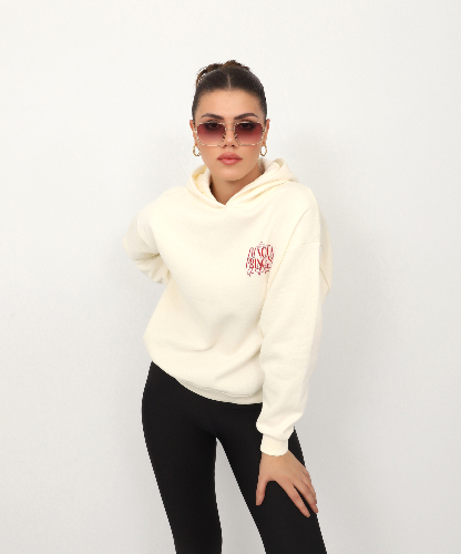 Resim Viole&More Princes Baskı Kadın Sweat 113