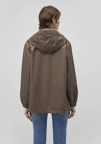 Resim Mavi Kapüşonlu Kadın Mont M1110014-82046