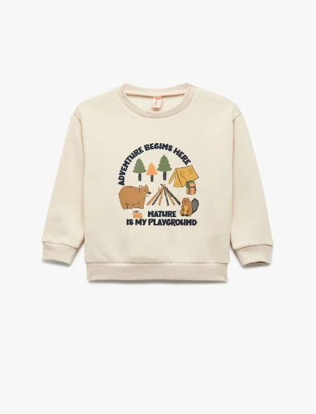 Resim Koton Erkek Bebek Sweat 6WMB10199TK