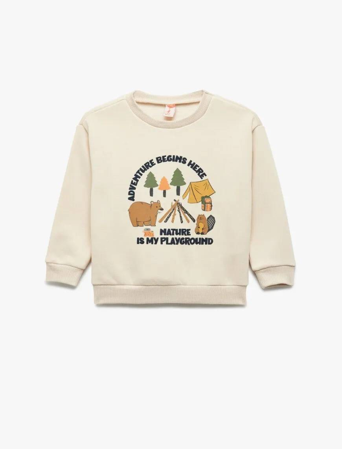 Resim Koton Erkek Bebek Sweat 6WMB10199TK