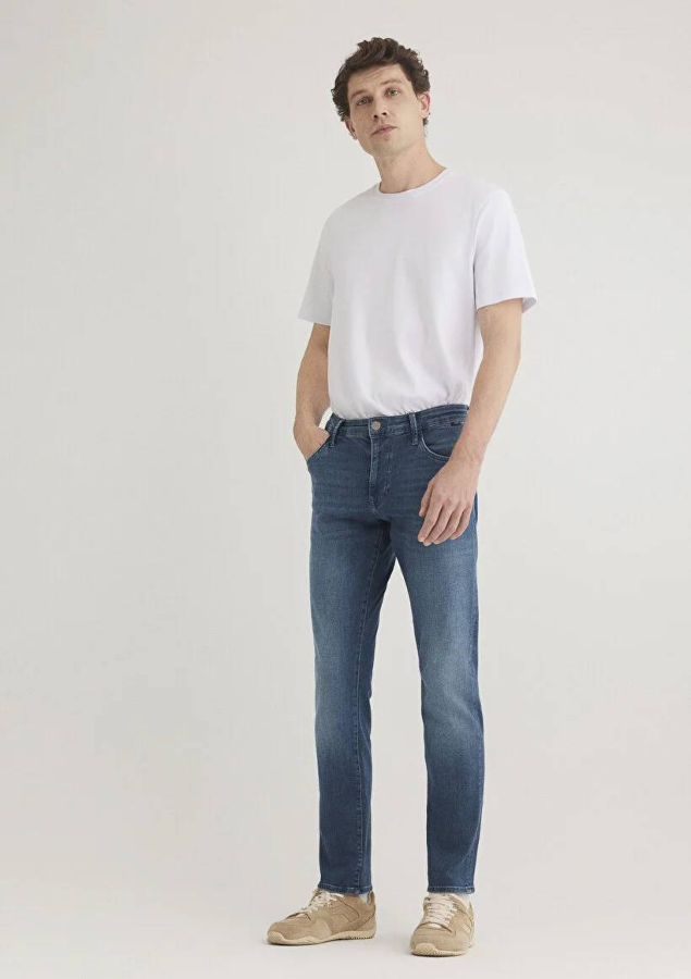 Resim Mavi Jake Erkek Jean Pantolon M0042289559