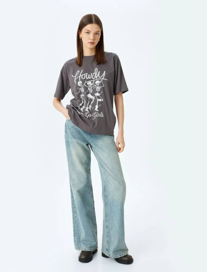 Resim Koton Kadın T-shirt 5SAL10036IK