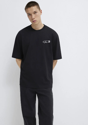 Resim Mavi Erkek T-shirt M0613149-900