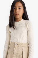 Resim Defacto Kız Çocuk  Kazak E9849A8/ER233