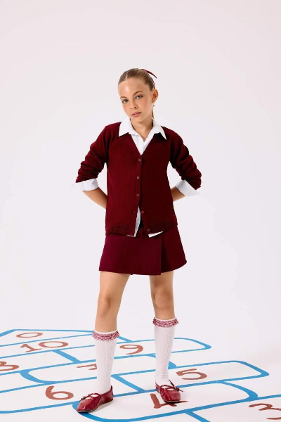 Resim Defacto Kız Çocuk  Hırka E7708A8/BR205