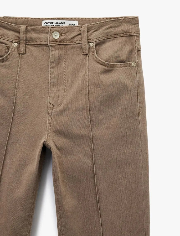 Resim Koton Kadın Kanvas Pantolon 6WAL40064MW