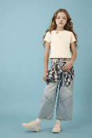 Resim Defacto Kız Çocuk T-shirt H1589A8/ER103