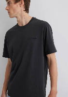 Resim Mavi Loose Erkek  T-shirt M0612733-70092