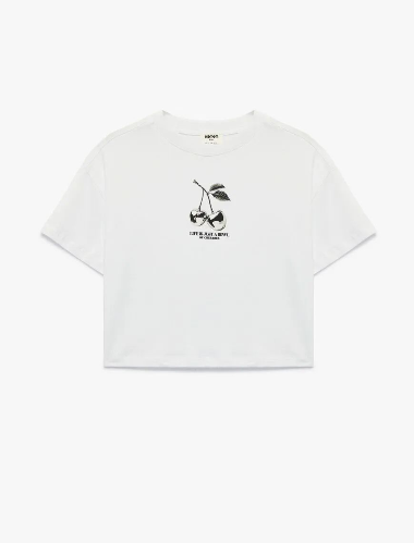 Resim Koton Kız Çocuk T-shirt 6SKG10509AK