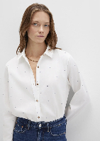 Resim Mavi Kadın Uzun Kol Gömlek M1211286-91353