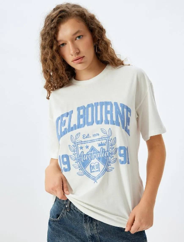 Resim Koton Kadın T-shirt 5SAL10022IK