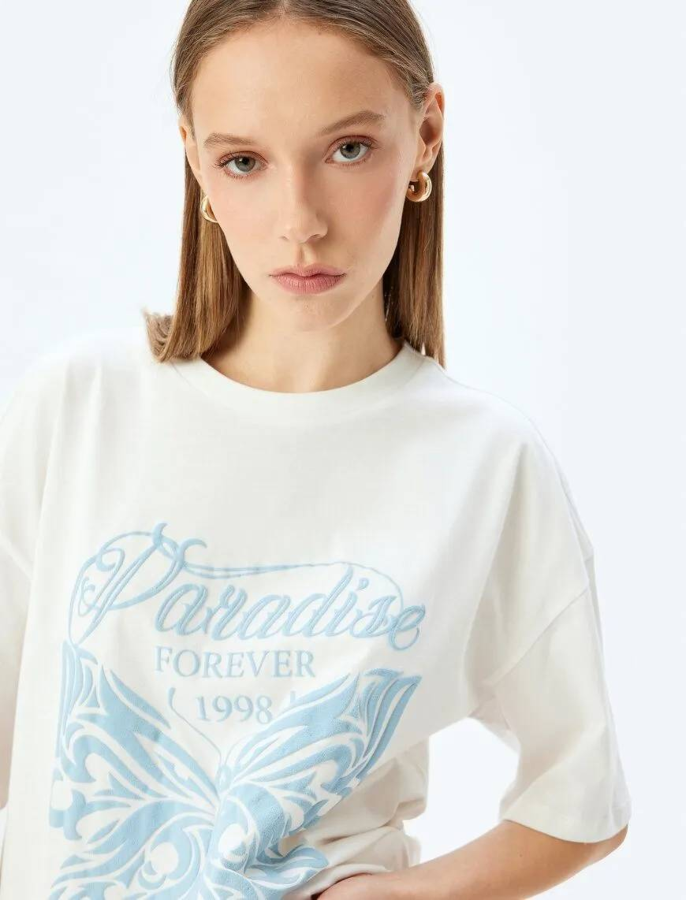 Resim Koton Kadın T-shirt 5SAL10144IK