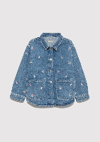 Resim Mavi Lulu Kız Çocuk Gömlek M7210002-90881