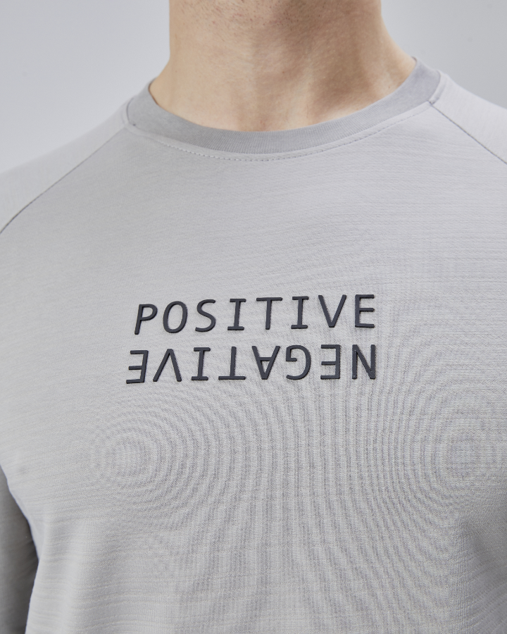 Resim Paul&More Erkek Sweat Pozitif Baskı Reglan Kol Bürümcük