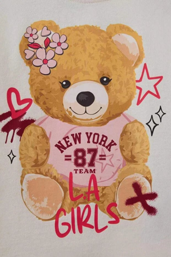 Resim Defacto Kız Bebek Sweat Takım F2661A5/ER134