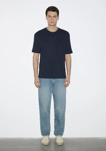 Resim Mavi Erkek T-shirt M0613168-83699