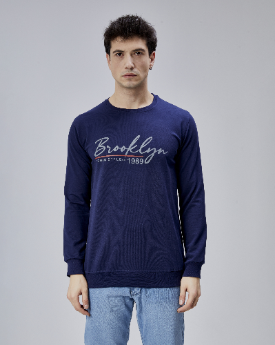 Resim Paul&More Erkek Sweat Brooklyn 0 Yaka 2 İp