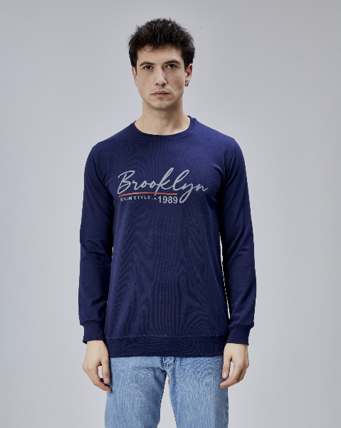 Resim Paul&More Erkek Sweat Brooklyn 0 Yaka 2 İp