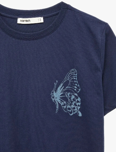 Resim Koton Kadın T-shirt 6SAK50053EK