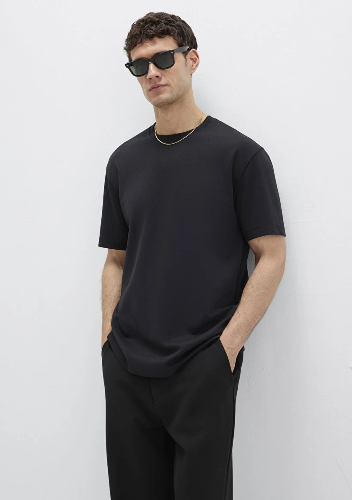 Resim Mavi Erkek T-shirt M0612731-900